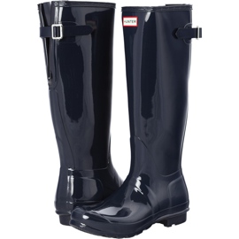 Hunter Original ryggjusterbar glans marinblå