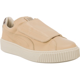 Puma Platform Strap Up Wn s Natural 101 beige