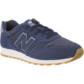 New Balance Wl373nvw White Navy blå
