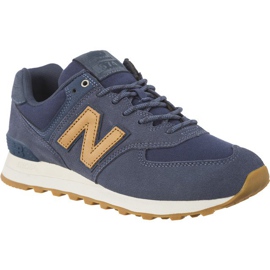New Balance WL574CLI brun marinblå