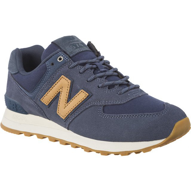New Balance WL574CLI brun marinblå