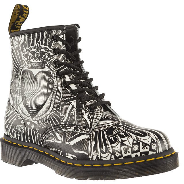 Dr. Martens Dr.martens 1460 Spelkort vit svart