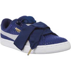 Puma Basket Heart Denim W 101 blå