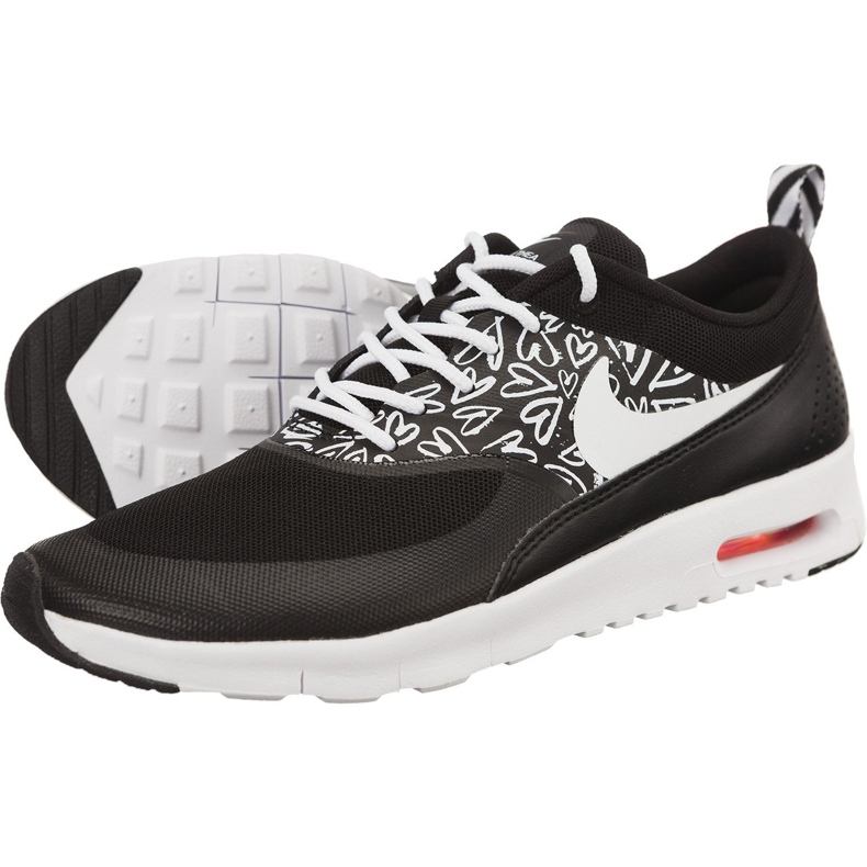 Nike Air max Thea Print Gs 002 svart
