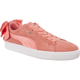 Puma Suede Bow Wn S Shell Rosa Shell Rosa