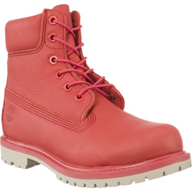 Timberland 6 i Premium Boot Aqk röd
