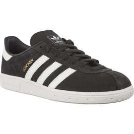 Adidas Munchen 322 Carbon FtwWht GoldMt vit svart grå