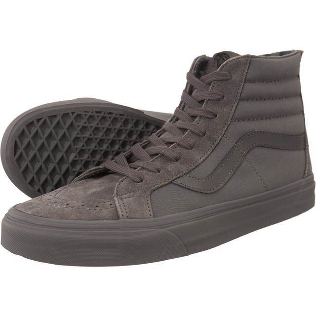 Vans SK8-Hi Reissue Zip Jux grå