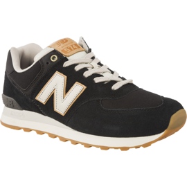 New Balance Ml574oua Castlerock Med Moonbeam svart