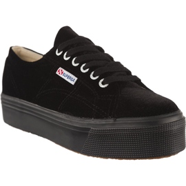 Superga 2790 Velvetw 999 svart