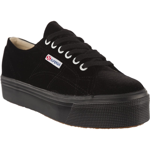 Superga 2790 Velvetw 999 svart