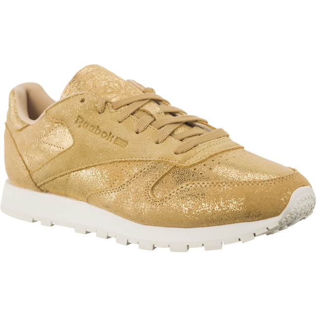 Reebok Classic Leather Shimmer Gold Chalk gyllene