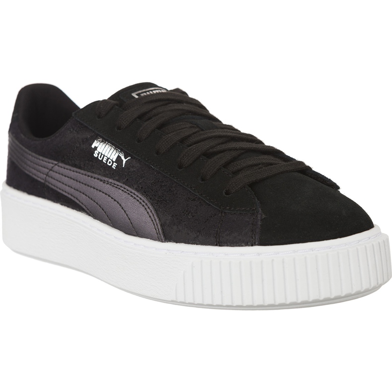 Puma Suede Platform Wn 403 svart mångfärgad