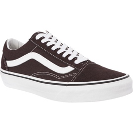 Vans Old Skool U5Z Chocolate Torte True White brun