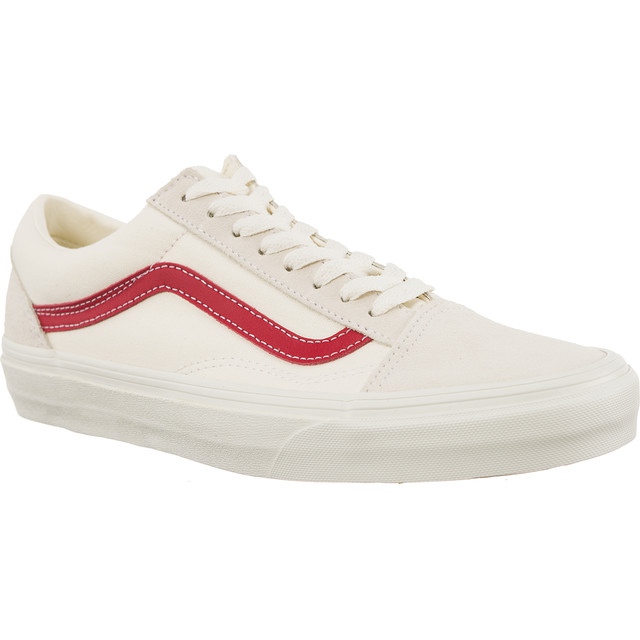 Vans Old Skool R1T Vintage Vit Rococco Red mångfärgad röd