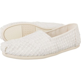 Toms Crochet Lace Womens Alpargata 9633 vit
