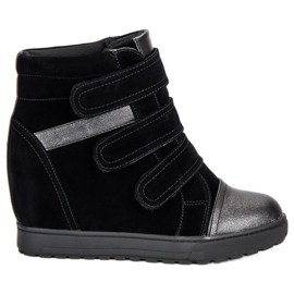 J. Star Svarta kardborre sneakers