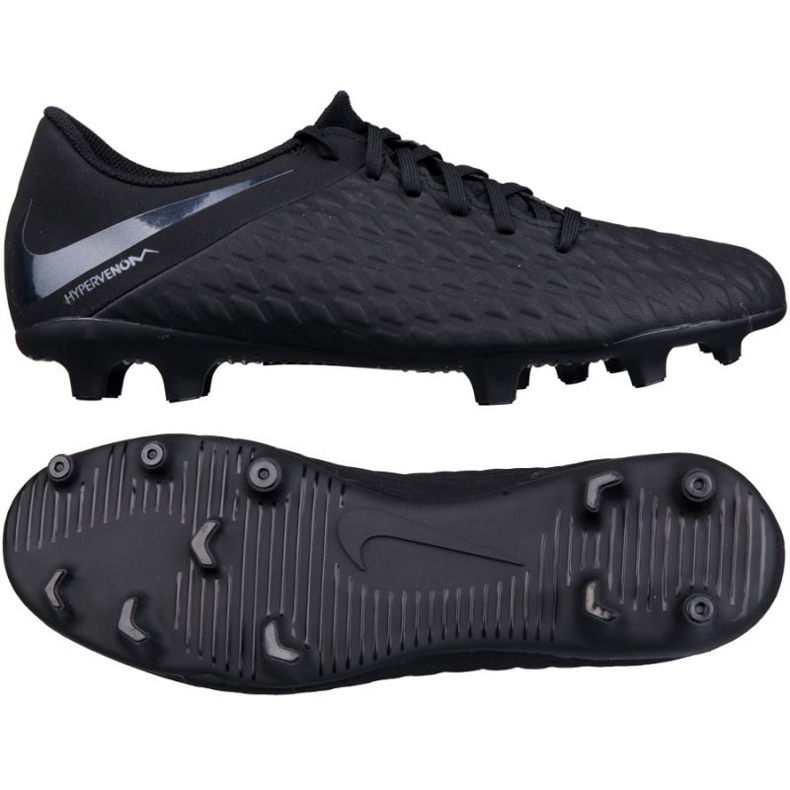 Nike Hypervenom Phantom 3 Club FG 3 M AJ4145-001 fotbollsskor svart