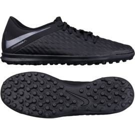 Nike Hypervenom Phantomx 3 Club Tf AJ3811-001 fotbollssko svart svart