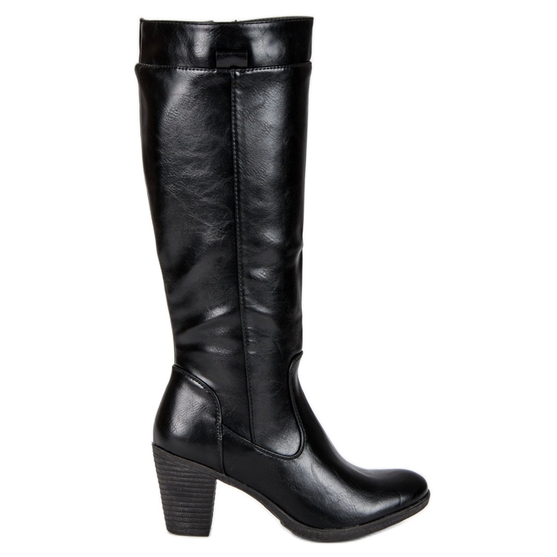 Stövlar på ett inlägg VINCEZA svart