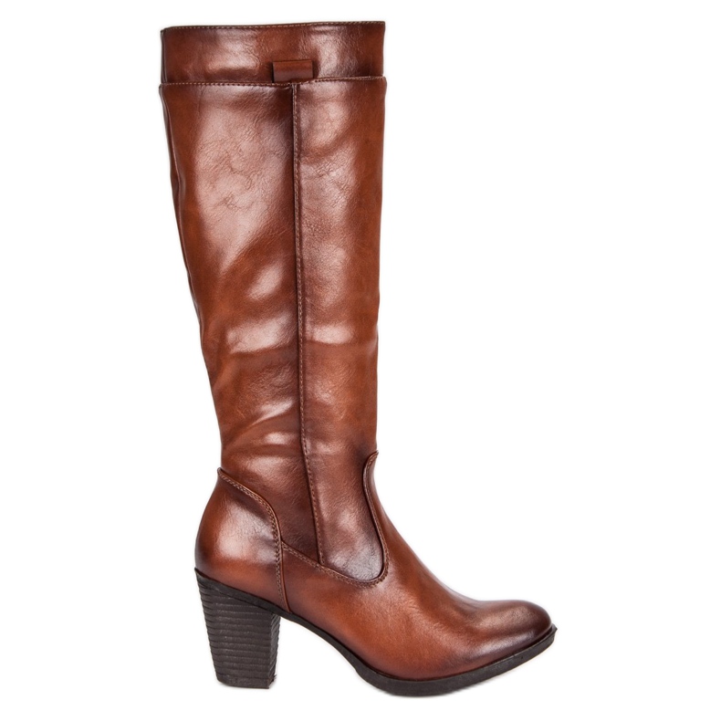 Stövlar på vinceza-stolpen brun