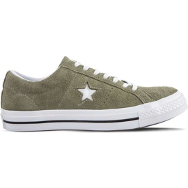 Converse C161576 One Star Field Surplus White White grön