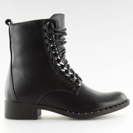 Svarta Workery boots för kvinnor NC236 svart