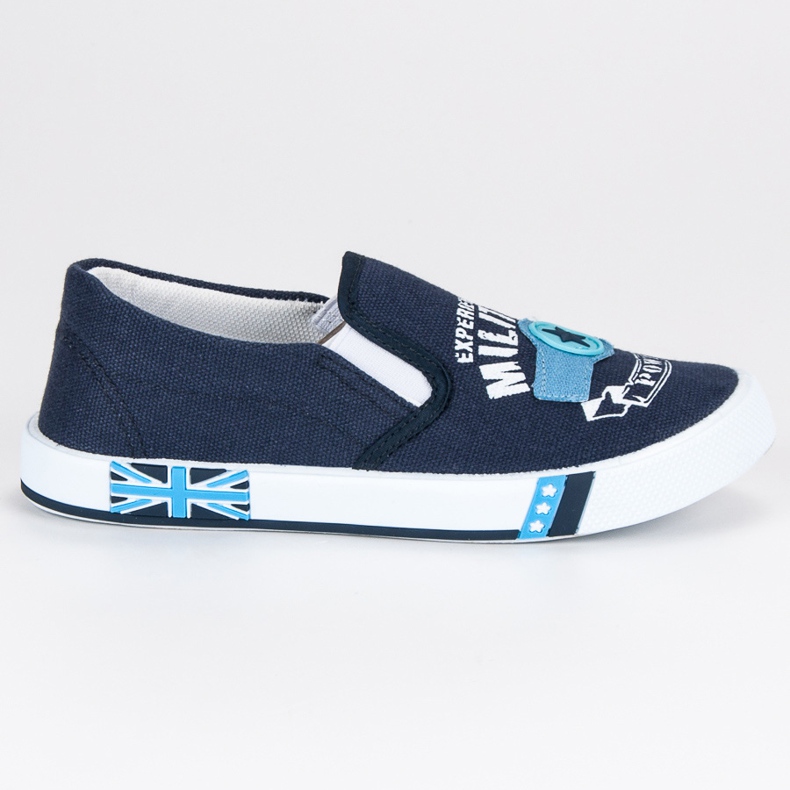 American Club Barnens amerikanska Slipony blå