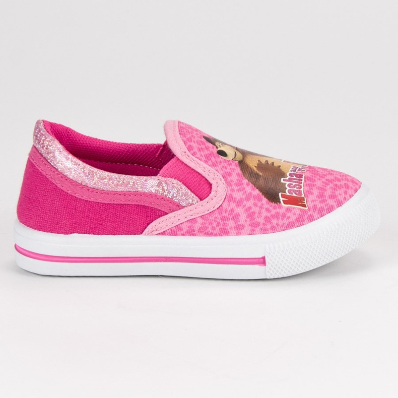Sneakers Slipony Masha And Bear rosa