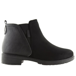 Svarta svarta ankelboots för kvinnor NB225P Svart