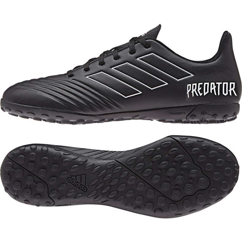 Adidas Predator Tango 18.4 Tf M DB2140 fotbollsskor svart svart