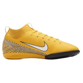 Nike Mercurial Superfly 6 Academy Gs Neymar Ic Jr AO2886-710 fotbollsskor gul gula färger