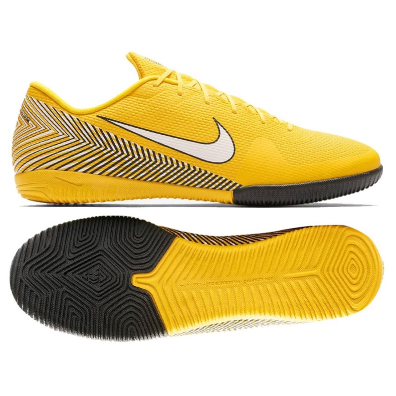 Nike Mercurial Vapor 12 Academy Neymar Ic Jr AO3122-710 fotbollsskor gul gul