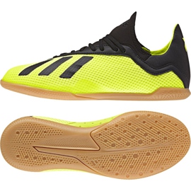 Inomhusskor adidas X Tango 18.3 I Jr DB2426 gul gul