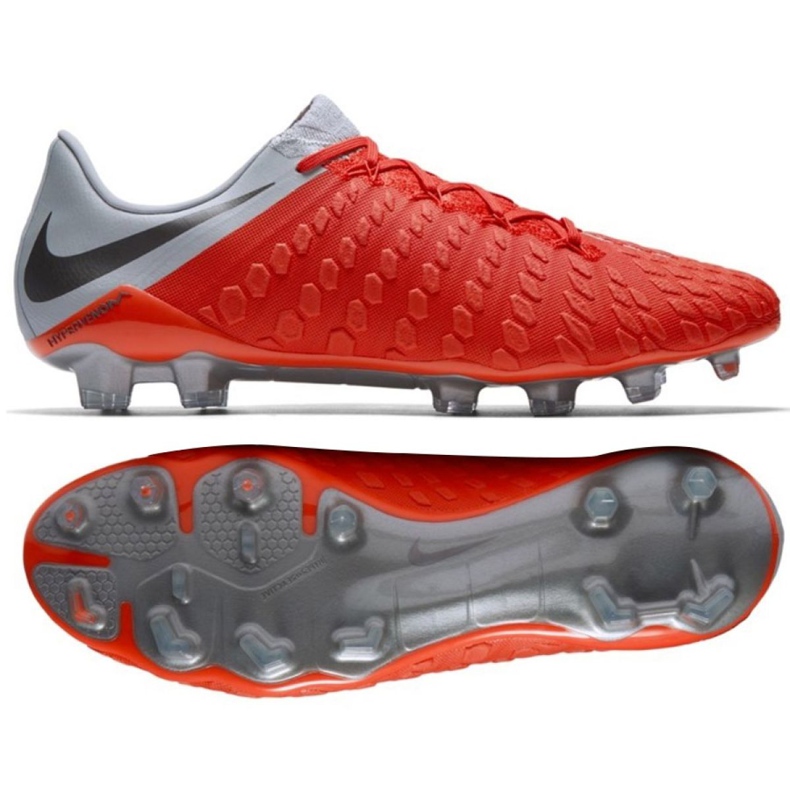 Nike Hypervenom Phantom 3 Elite Fg M AJ3805-600 fotbollsskor röd röd