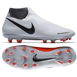 Nike Phantom Vsn Academy Df Fg M AO3258-060 fotbollsskor grå mångfärgad