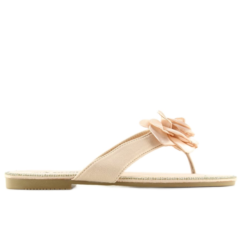 CK31P Beige beige flip-flops