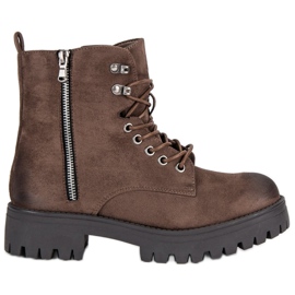 Corina Knuten mocka arbetare brun