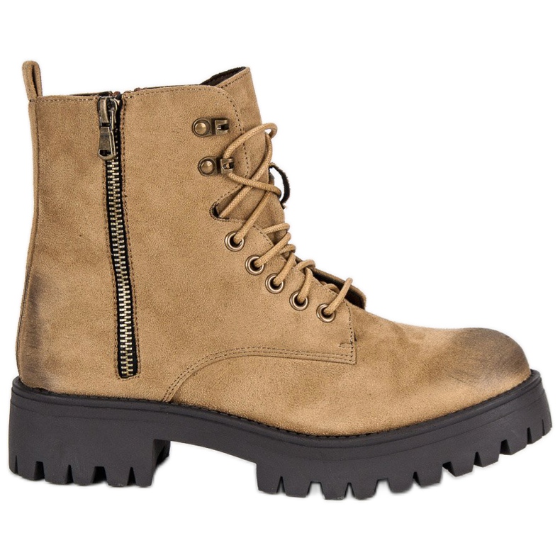 Corina Knuten mocka arbetare brun