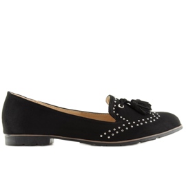 Svarta loafers för dam 22-05 Svarta