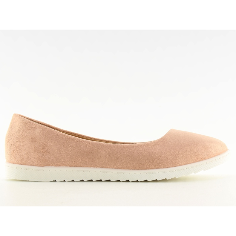 Slätrosa ballerinor för kvinnor BH1236-BL Rosa