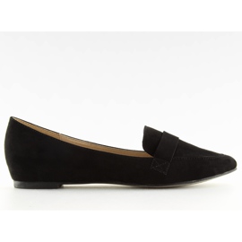 Svarta mandel loafers DO-38 svart