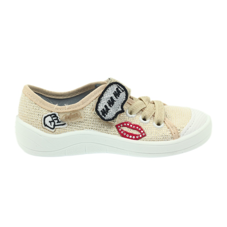 Befado barnskor, sneakers 251x098 grå gul röd