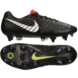 Nike Tiempo Legend 7 Elite Sg Pro Ac M AR4387-006 fotbollsskor svart svart