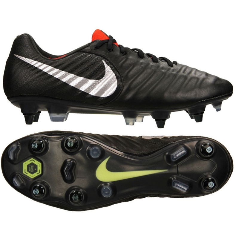 Nike Tiempo Legend 7 Elite Sg Pro Ac M AR4387-006 fotbollsskor svart svart
