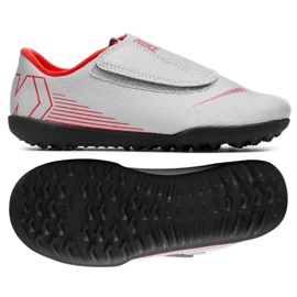 Nike Mercurial Vapor 12 Club Ps Tf Jr AH7357-060 fotbollsskor grå grå