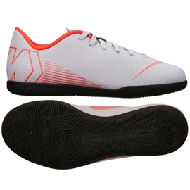 Inomhusskor Nike Mercurial Vapor 12 Club Gs Ic Jr AH7354-060 mångfärgad vit