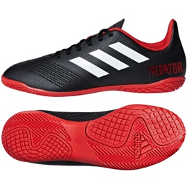 Adidas Predator Tango 18.4 Tf Jr DB2335 fotbollsskor svart svart