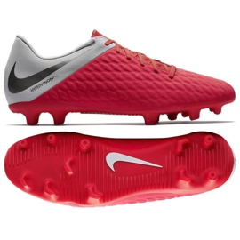 Nike Hypervenom Phantom 3 Club Fg 3 M AJ4145-600 fotbollsskor röd röd