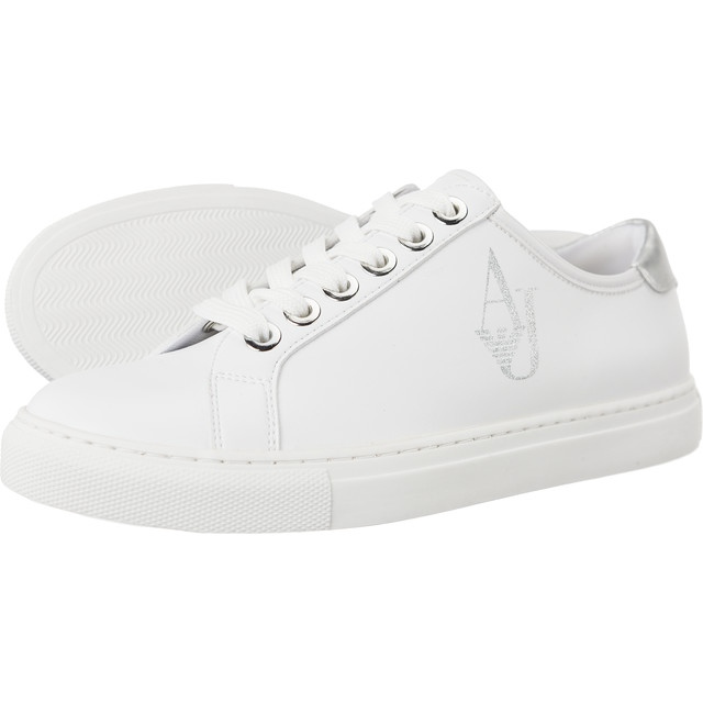 Armani Jeans Vävd Sneaker 7P610-00010 vit